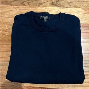 Express Navy Crewneck Pullover Sweater
